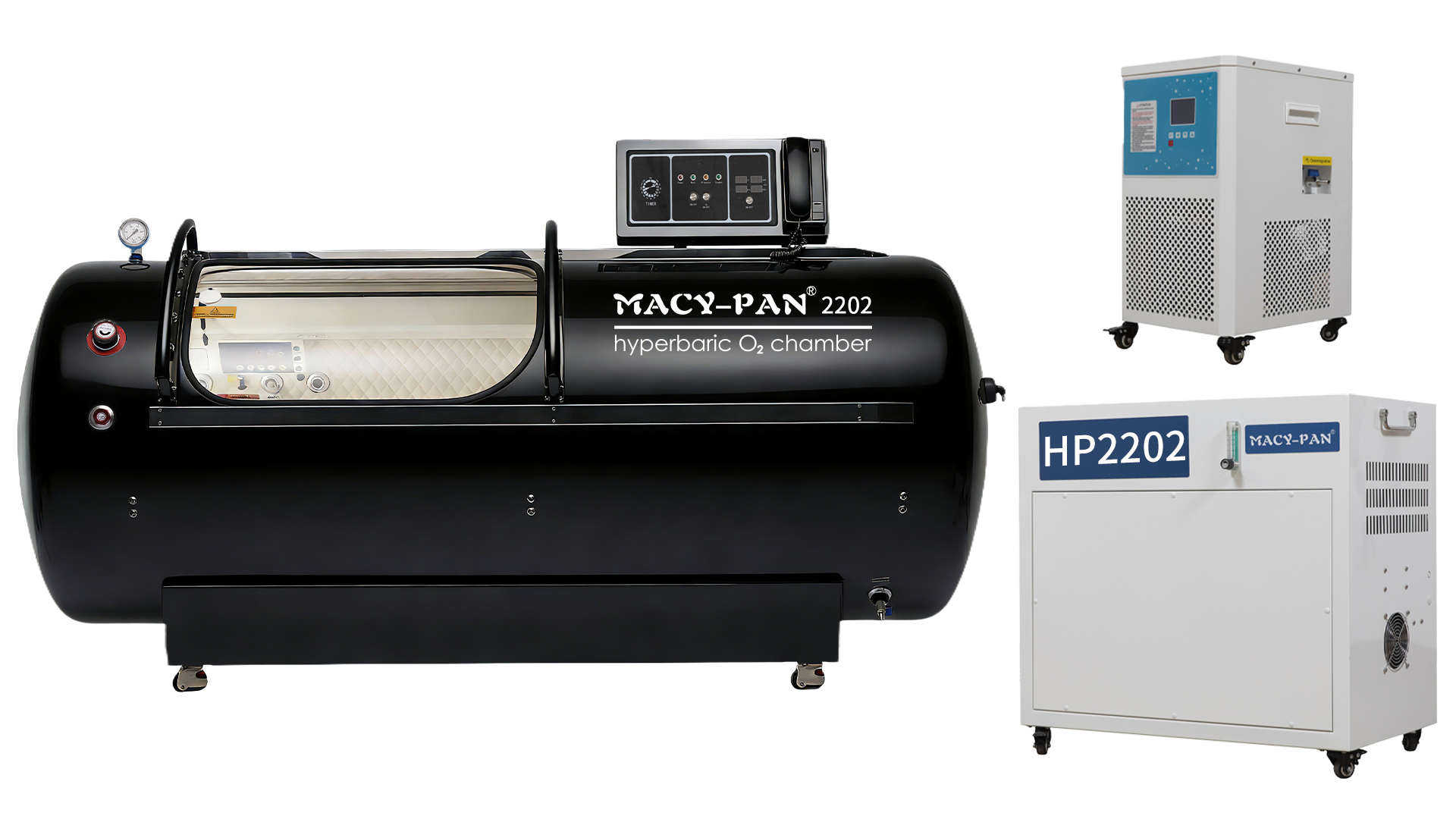 Macy-Pan HP2202 2.0 ATA Hard Shell Hyperbaric Oxygen Therapy Chamber