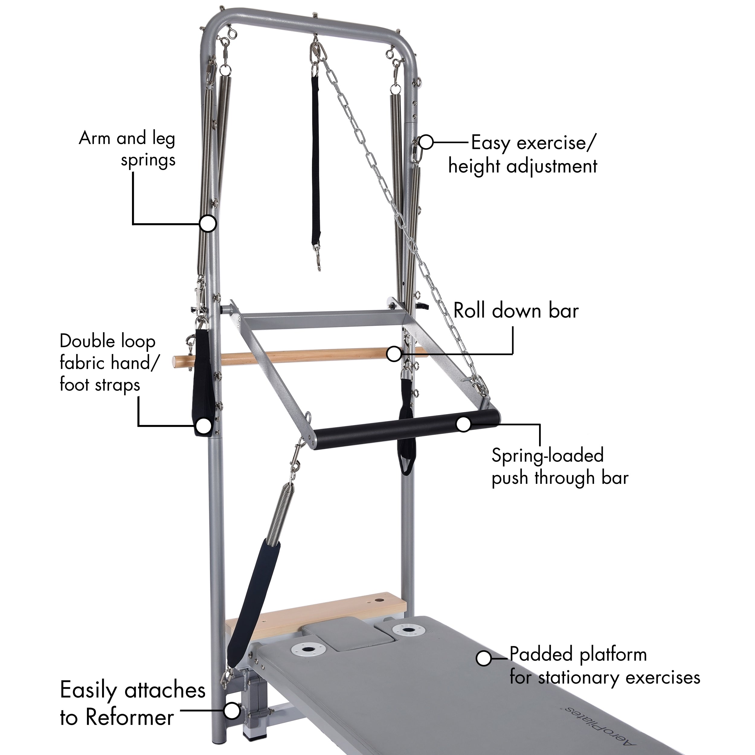 AeroPilates Precision Series Cadillac Tower (fits 55-5610 only)