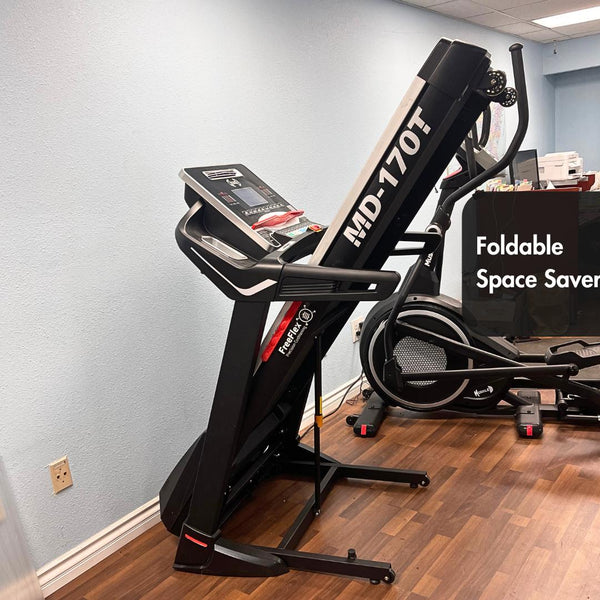 Muscle D Fitness Pro-Home Light Commercial Treadmill with LED Display, Heart Rate Monitor & Cup Holder