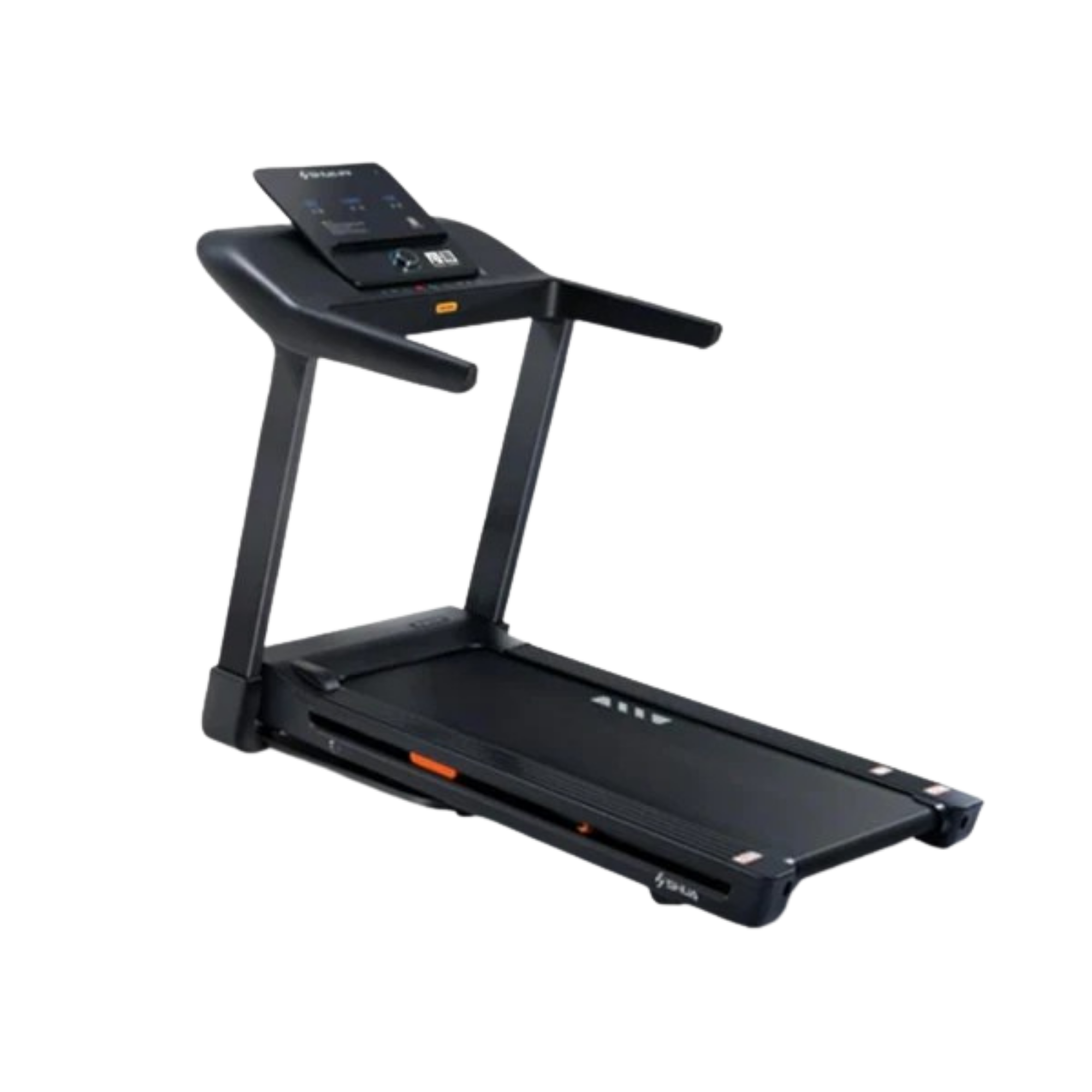 Muscle D Fitness Pro-Home Light Commercial Folding Treadmill with LED Display, Heart Rate Monitor & Safety Clip