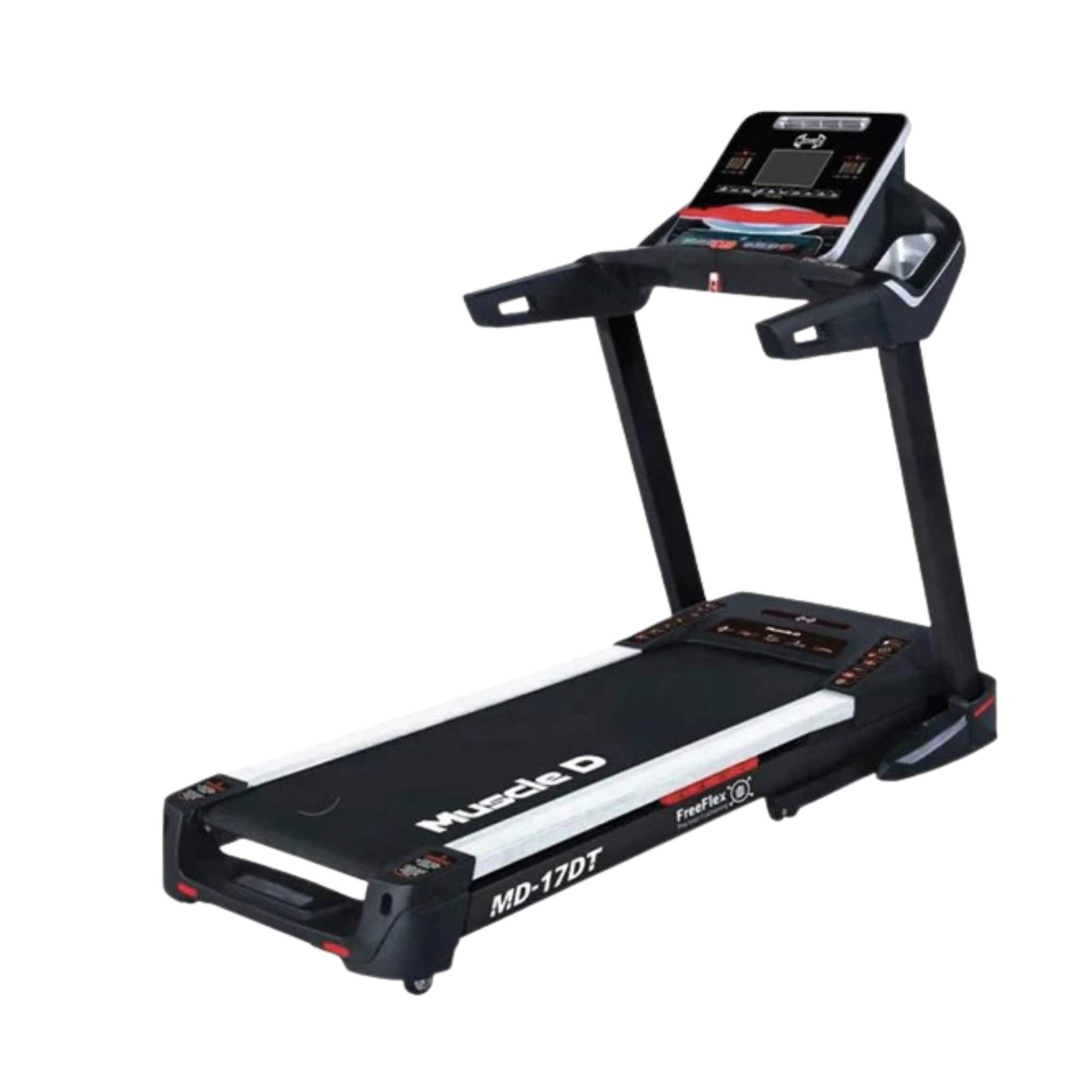 Muscle D Fitness Pro-Home Light Commercial Treadmill with LED Display, Heart Rate Monitor & Cup Holder