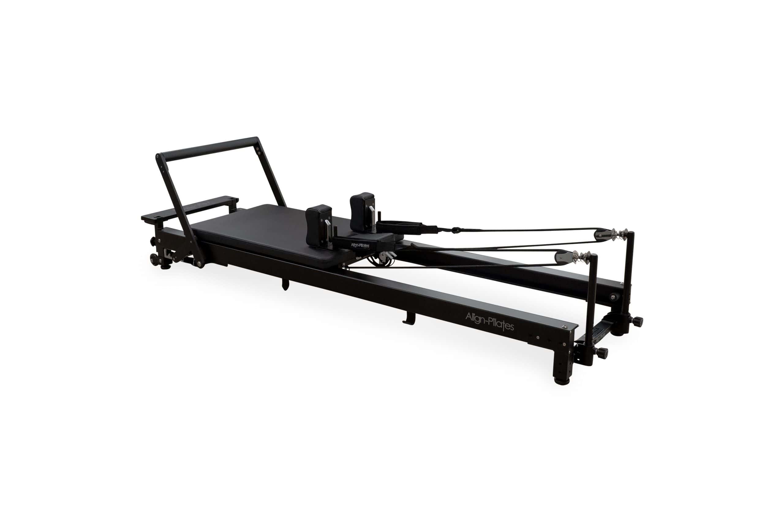 Align Pilates® C8-PRO Studio Pilates Reformer - Noir/Black Bundle