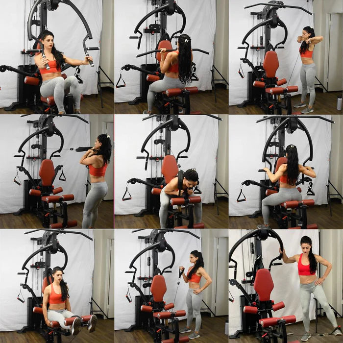 Muscle D Fitness - Compact Single-Stack Multi-Gym | Full Body, Space-Saving