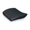 Power Plate Lumbar Support Pillow in black on white background