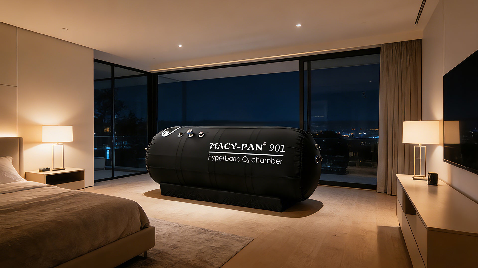 Macy-Pan 901 1.3 to 1.5 ATA Soft Lying Hyperbaric Oxygen Therapy Chamber