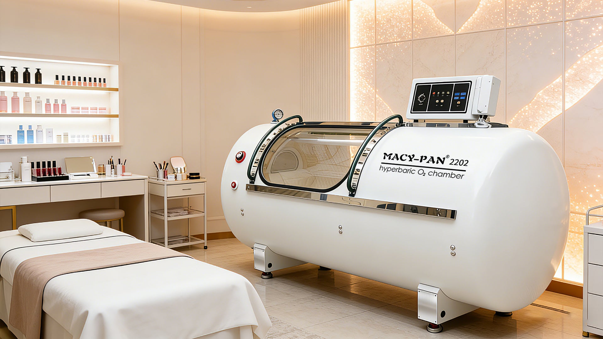 Macy-Pan HP2202 2.0 ATA Hard Shell Hyperbaric Oxygen Therapy Chamber