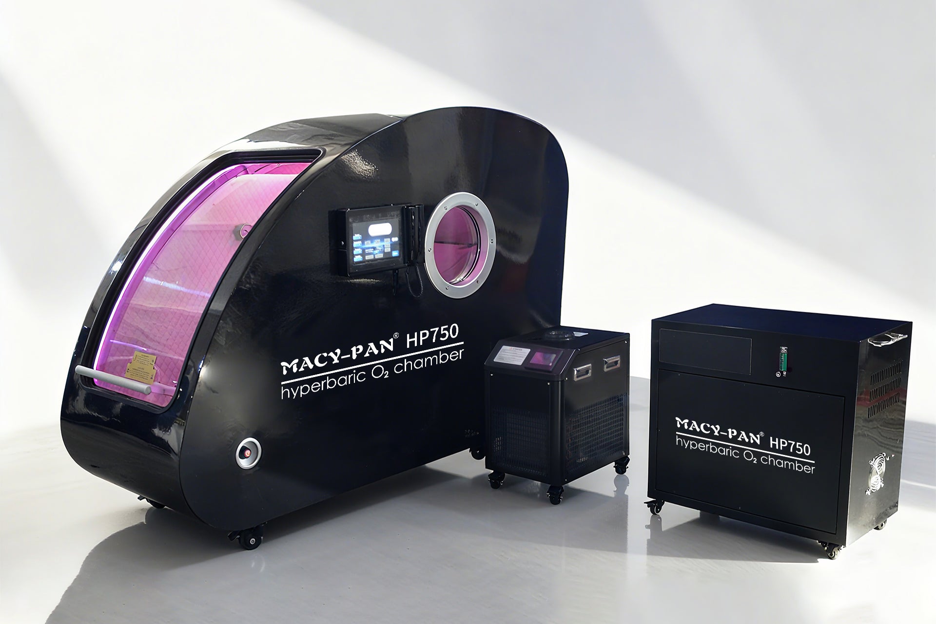 Macy-Pan HP750 2.0 ATA Hard Shell Sitting Hyperbaric Oxygen Chamber with Free Chair