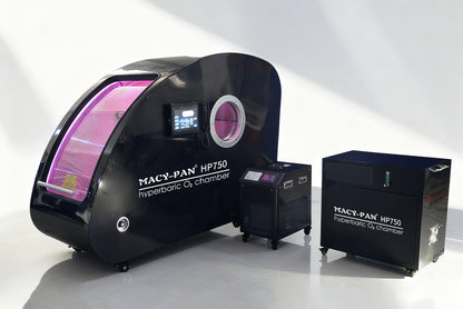 Macy-Pan HP750 2.0 ATA Hard Shell Sitting Hyperbaric Oxygen Chamber with Free Chair