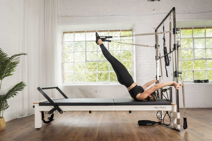 Align Pilates® C8-S White Studio Reformer Bundle