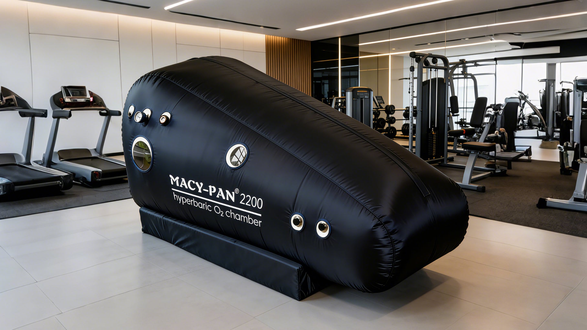 Macy-Pan ST2200 1.3 to 1.5 ATA Soft Sitting Hyperbaric Oxygen Therapy Chamber with Free Chair