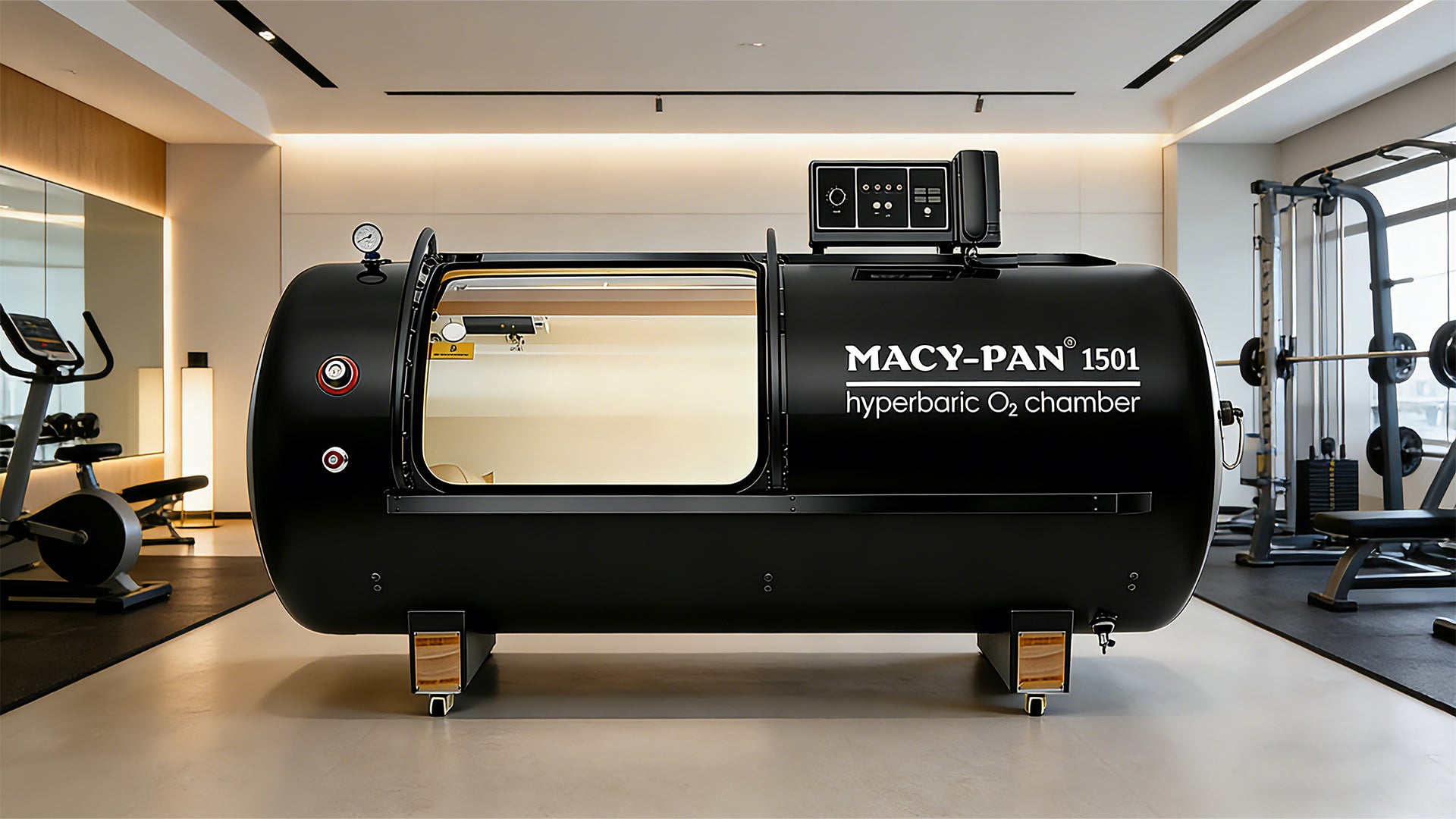 Macy-Pan 1501 1.5 & 1.6 ATA Hard Shell Hyperbaric. Oxygen Therapy Chamber