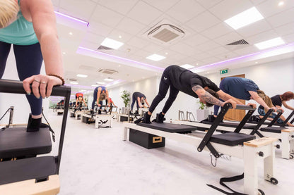 Align Pilates® C8-S White Studio Reformer Bundle