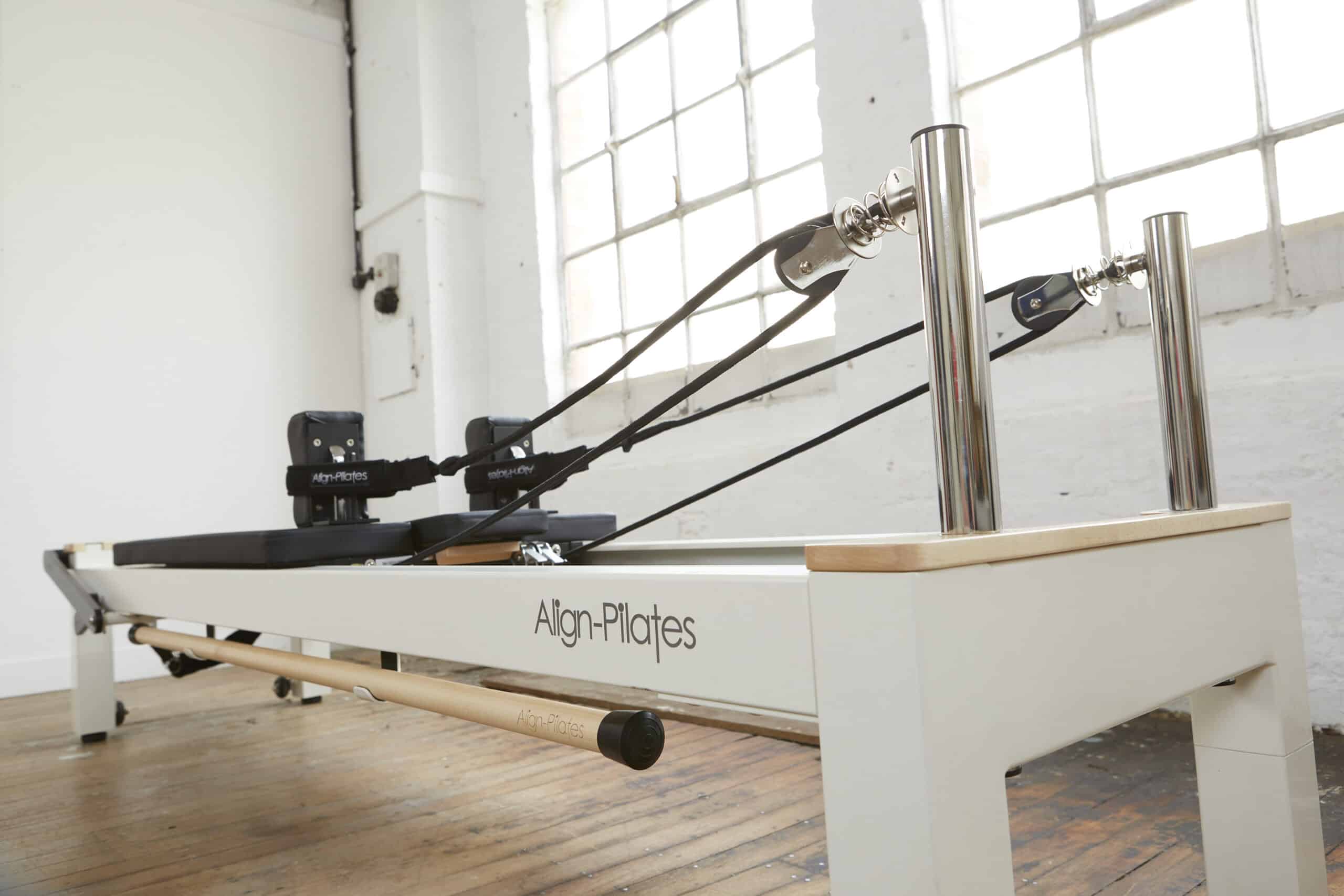 Align Pilates® C8-S White Studio Reformer Bundle