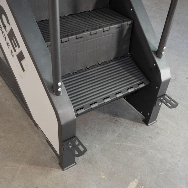 Muscle D Fitness Pro-Home Light Commercial Stair Climber Stepmill with LED Display & Heart Rate Monitor