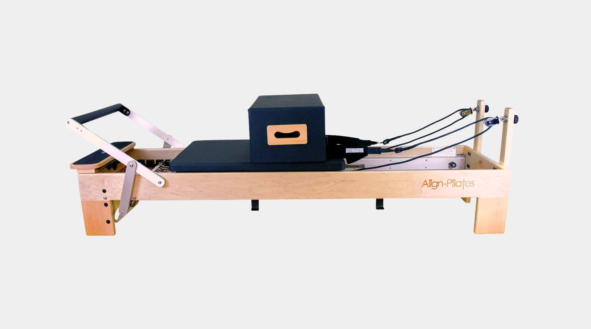 Align Pilates® M8-Pro Maple Wood Reformer Bundle (inc. Sitting Box)