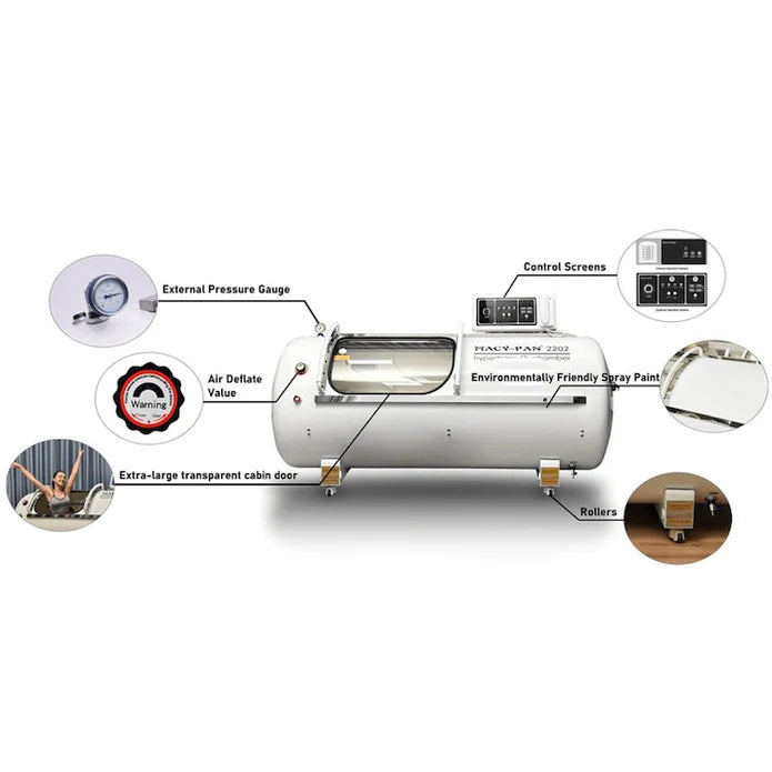 Macy-Pan HP2202 2.0 ATA Hard Shell Hyperbaric Oxygen Therapy Chamber