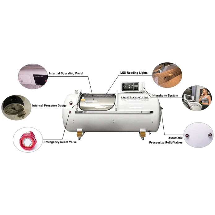 Macy-Pan HP2202 2.0 ATA Hard Shell Hyperbaric Oxygen Therapy Chamber