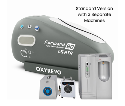 OxyRevo Forward90 1.4 to 1.5 ATA Portable Sitting Hyperbaric Chamber
