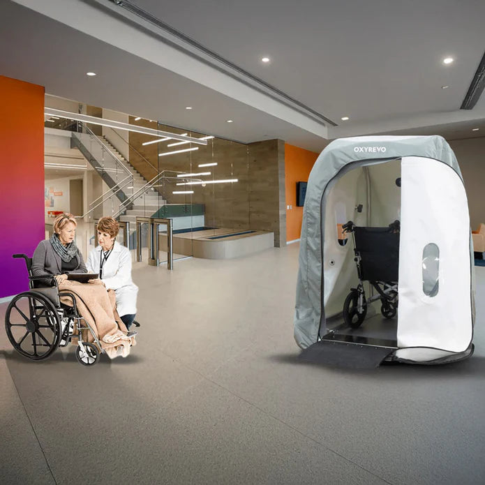 OxyRevo Heal40 1.4 ATA Wheelchair Hyperbaric Chamber