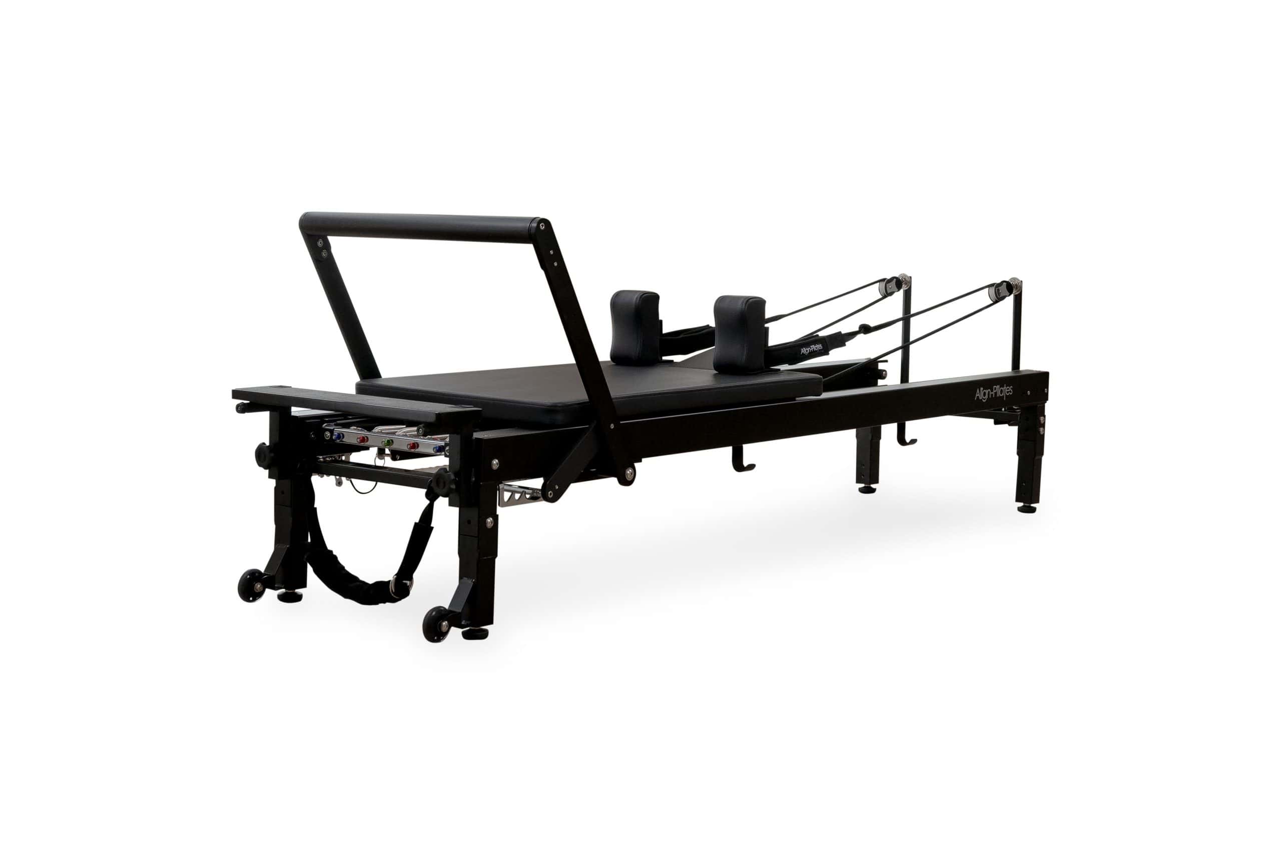 Align Pilates® C8-PRO Studio Pilates Reformer - Noir/Black Bundle