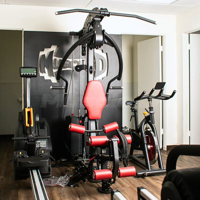 Muscle D Fitness - Compact Single-Stack Multi-Gym | Full Body, Space-Saving