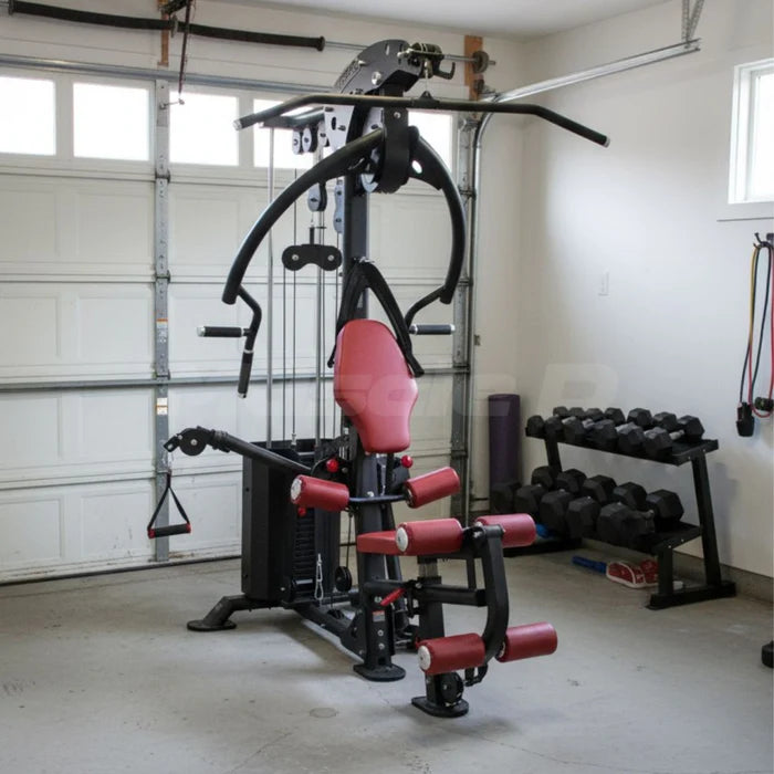 Muscle D Fitness - Compact Single-Stack Multi-Gym | Full Body, Space-Saving