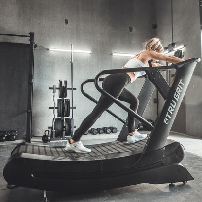 Tru Grit Runner Curved Resistance Manual Treadmill