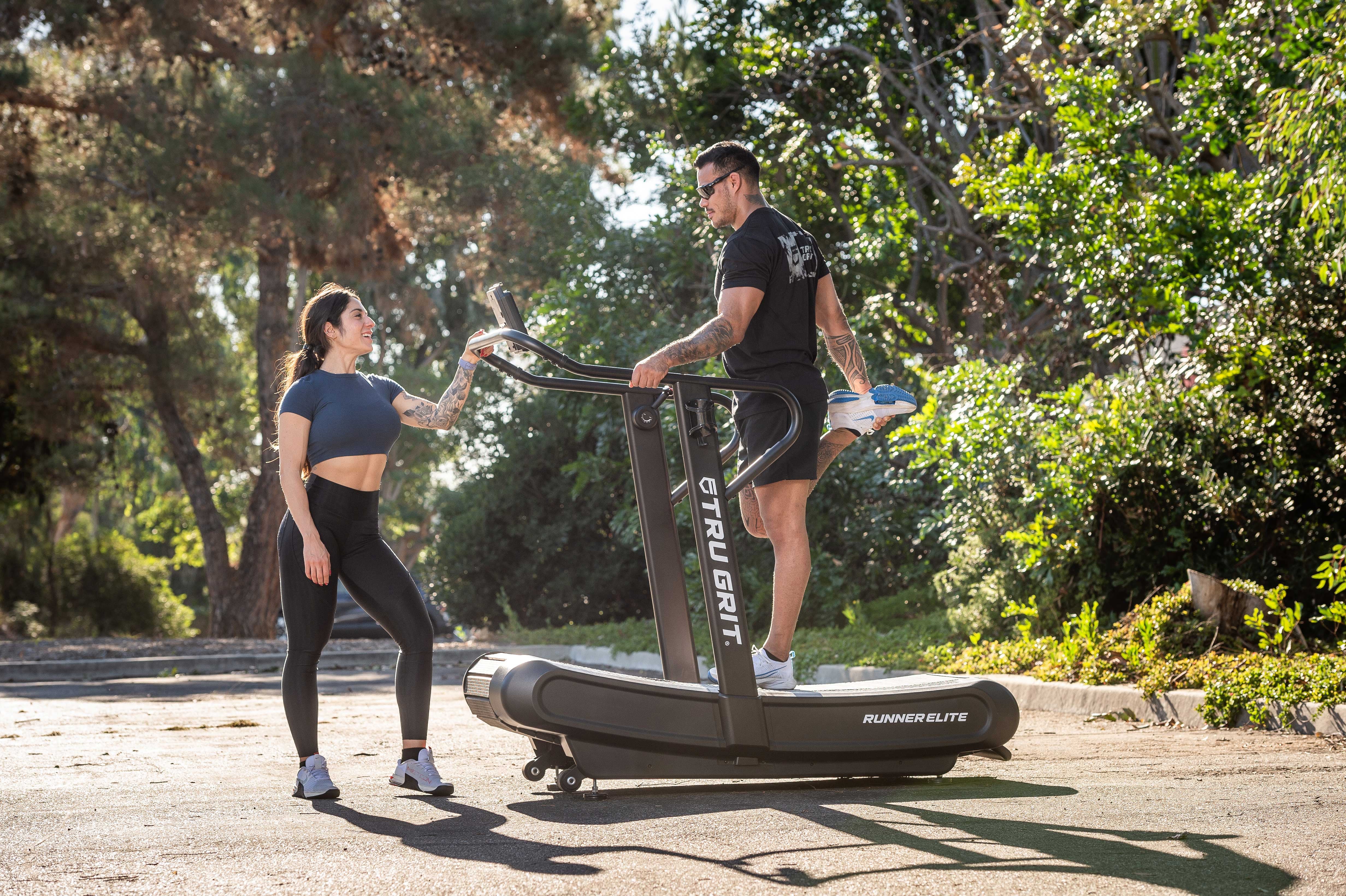 Tru Grit Runner Elite Curved Manual Treadmill