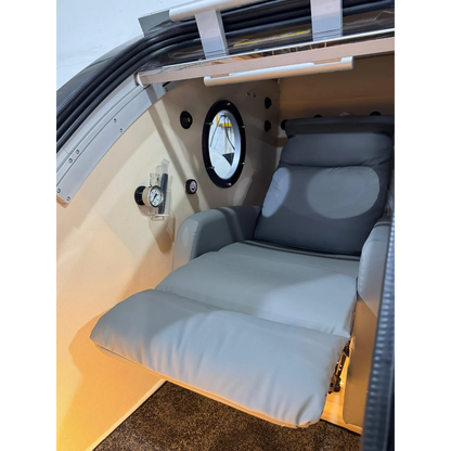 Macy-Pan HP750 2.0 ATA Hard Shell Sitting Hyperbaric Oxygen Chamber with Free Chair