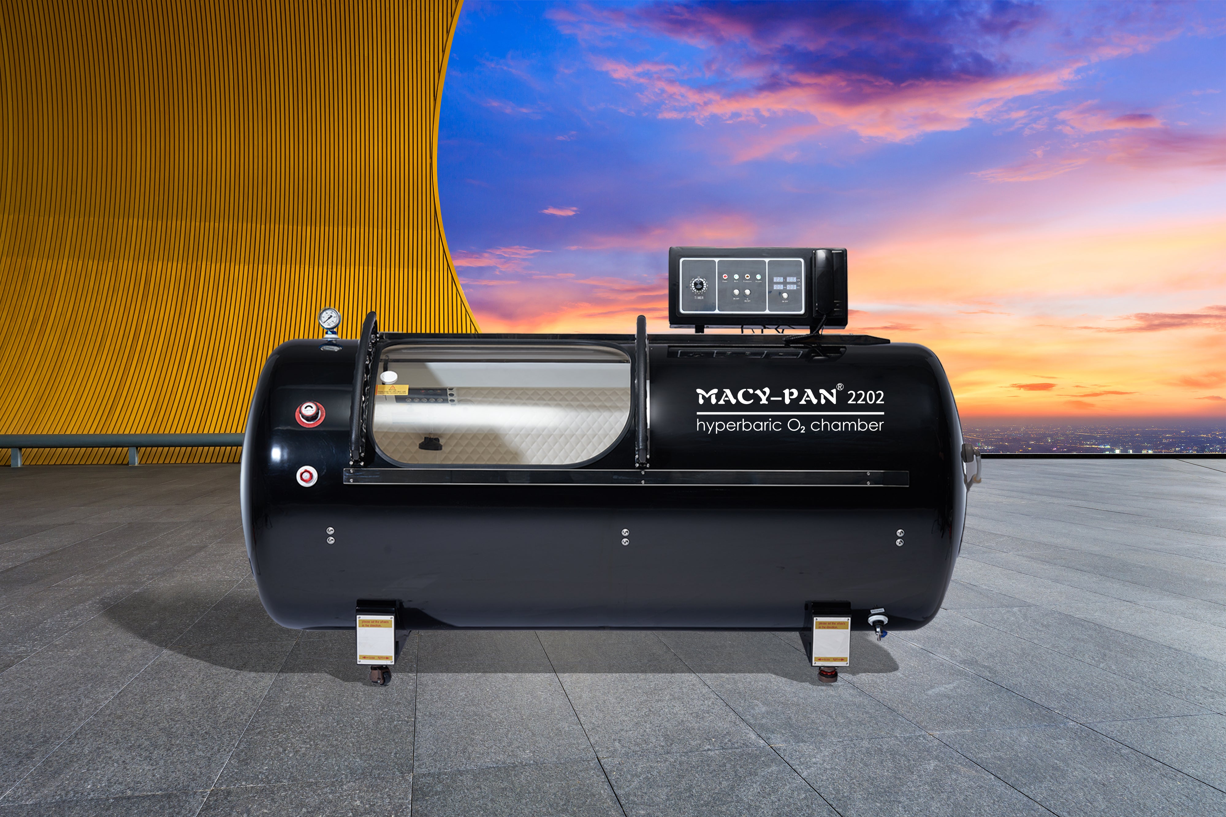 Macy-Pan HP2202 2.0 ATA Hard Shell Hyperbaric Oxygen Therapy Chamber