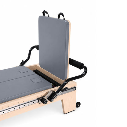 Elina Pilates Twin Reformer studio reformer with tower, alternate view
