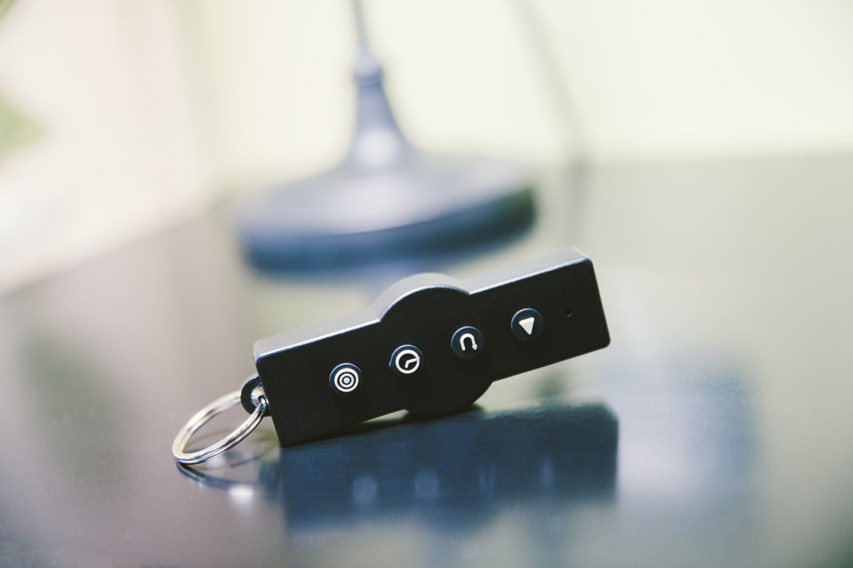 Personal Power Plate remote control close-up